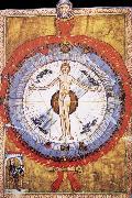 Hildegard of Bingen Her Cosmiarcha,Coreadora and Parent of the Humanity and of humankind oil painting